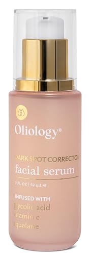Oliology Facial Serum – Hydrating & Smoothing Formula with Glycolic Acid, Vitamin C & Squalane Softens Skin (2 Fl Oz)